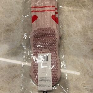 Lucky Honey Pilates Pink Non-Slip Socks